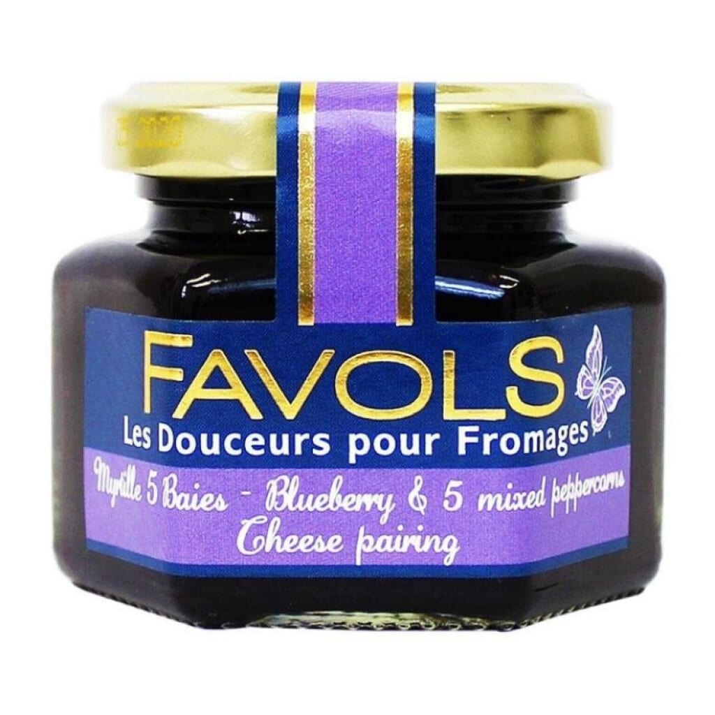 Favols Blueberry and Mixed Peppercorn Jam