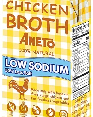 ANETO LOW SODIUM CHICKEN BROTH