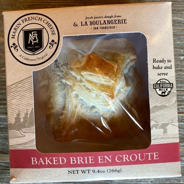 Baked brie en croute