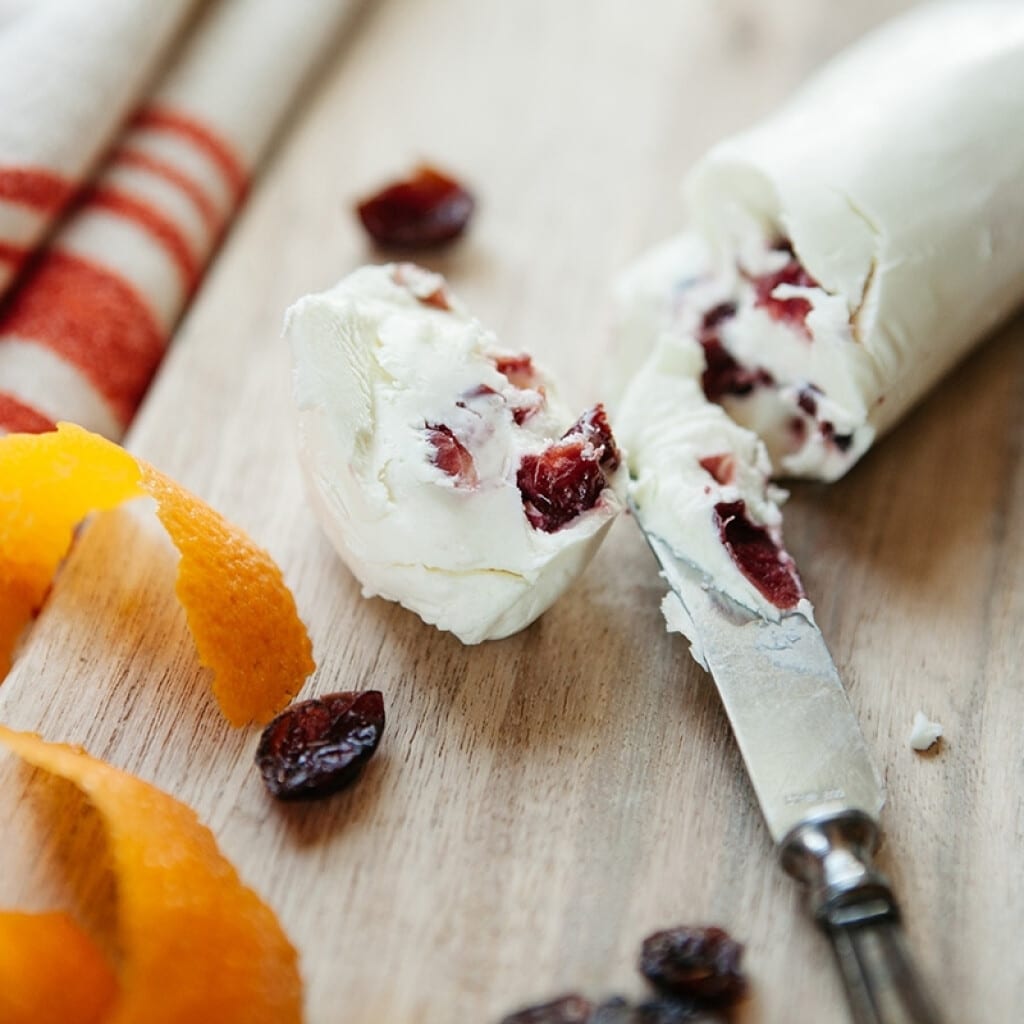 Mackenzie Creamery Cranberry Orange Goat Cheese Log
