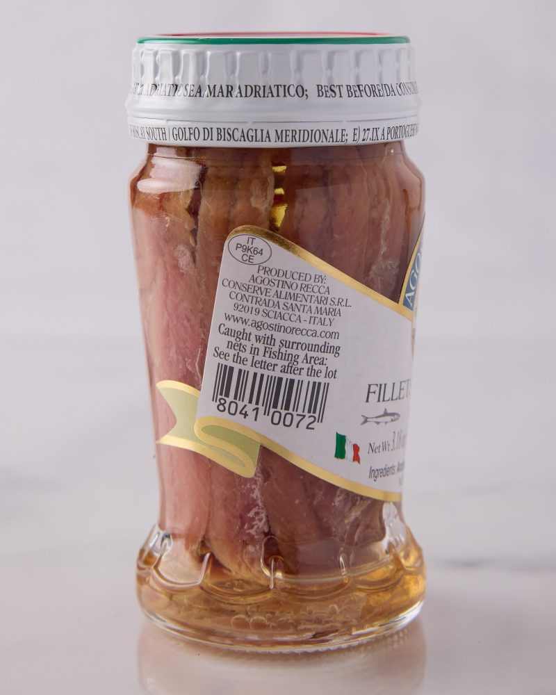 AGOSTINO RECCA ANCHOVIES IN OLIVE OIL JAR - Image 2