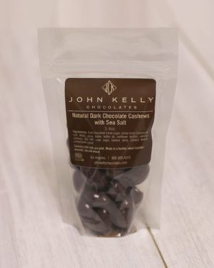 John Kelly Dark Chocolate Cashews with Sea Salt