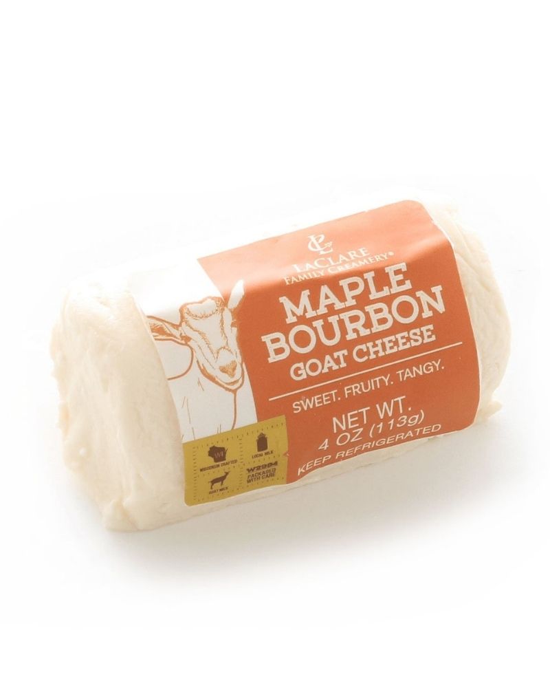 LaClare Maple Bourbon Chevre Log