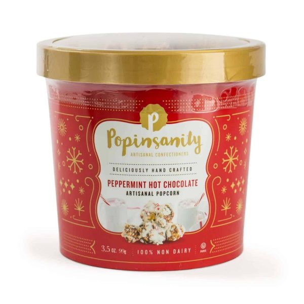 Popinsanity Peppermint Hot Chocolate Popcorn