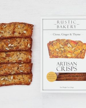 Rustic Bakery Crisps, Citrus Ginger and Thyme