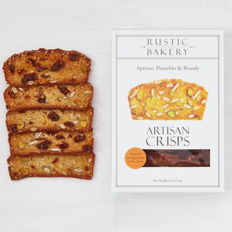 Rustic Bakery Crisps, Apricot, Pistachio and Brandy
