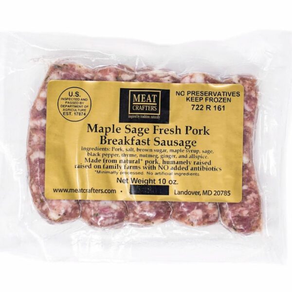 Meatcrafters Maple Sage Breakfast Sausage
