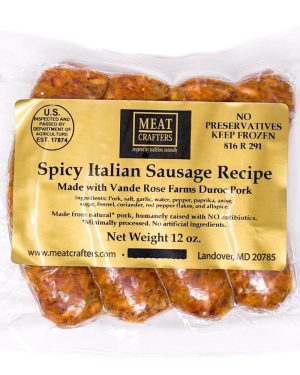 Meatcrafters Spicy Italian Sausage