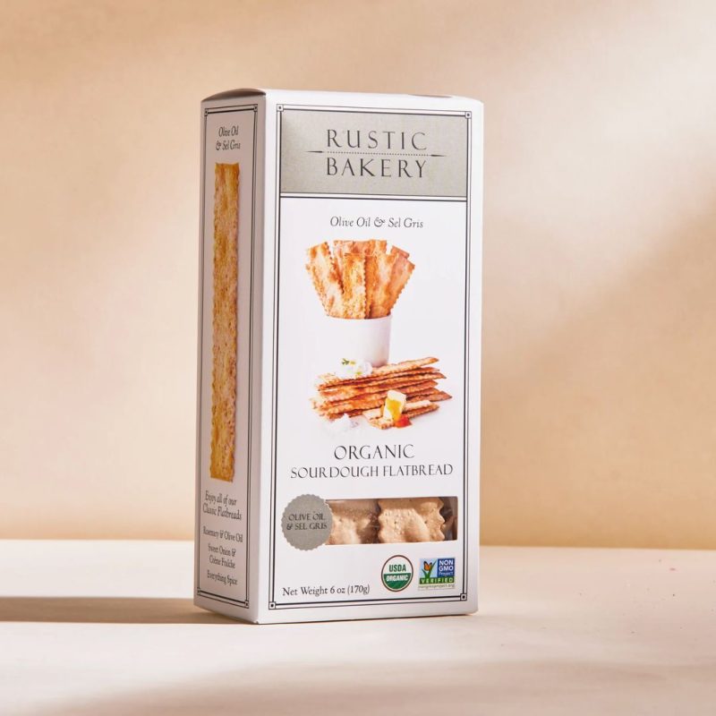Rustic Bakery Flatbread Olive Oil and Sel Gris