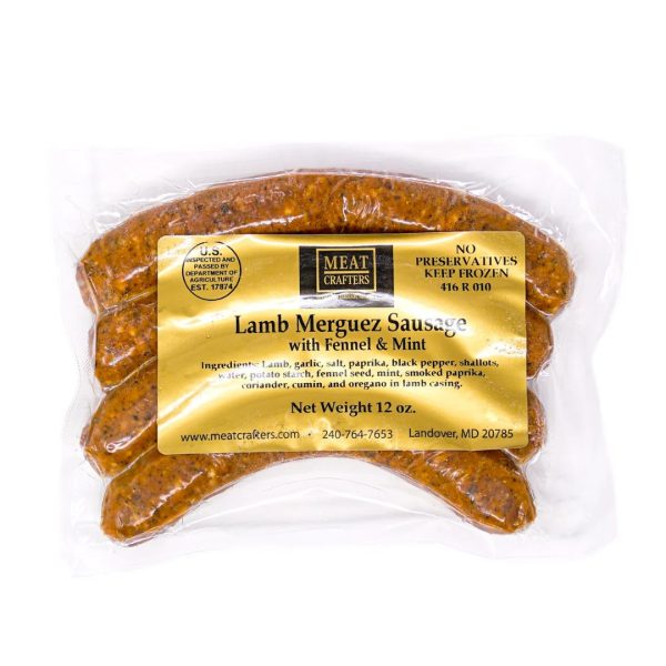MeatCrafters Lamb Merguez with Fennel and Mint