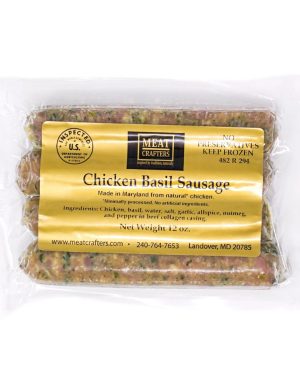 MeatCrafters Chicken Basil Sausage