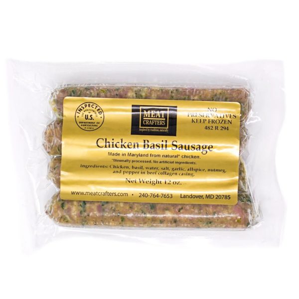 MeatCrafters Chicken Basil Sausage