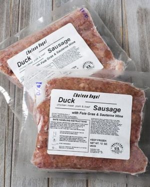 Duck, Foie Gras, and Sauterne Sausage