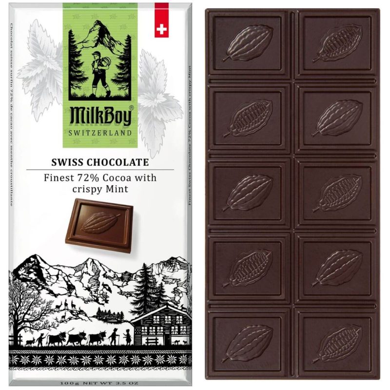 MilkBoy Dark Chocolate with Crispy Mint