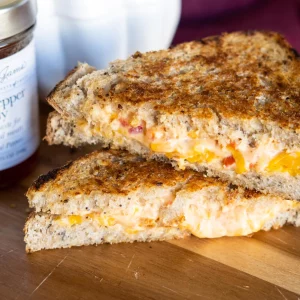 Red Pepper Jelly Pimento Grilled Cheese