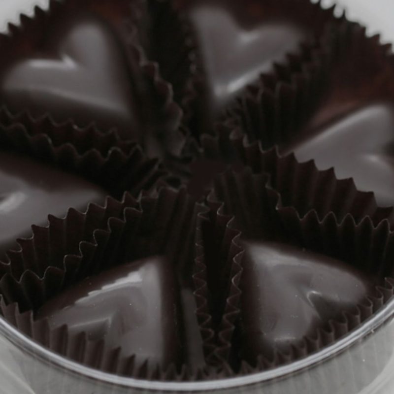 John Kelly Dark Chocolate Hearts 6pc 1080 x 1080 1
