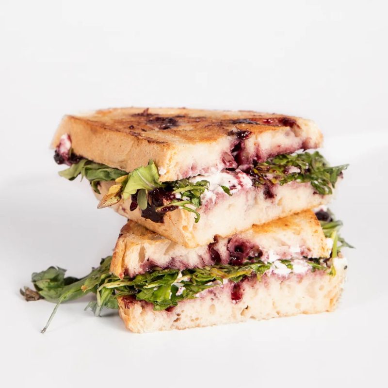 Grilled Cheese with Blueberry & Thyme Jam