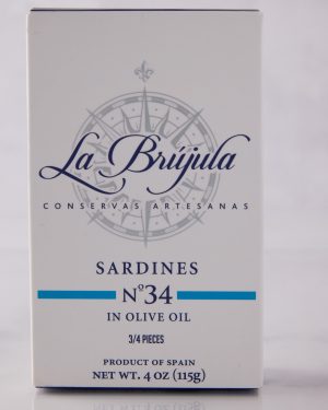 LA BRUJULA N34 SARDINES IN OLIVE OIL