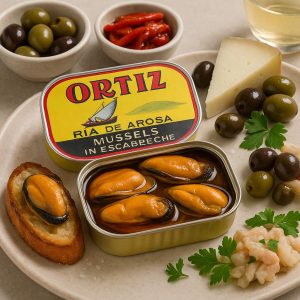 Ortiz Ría de Arosa Mussels in Escabeche