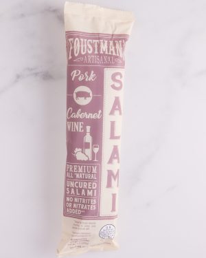 FOUSTMAN'S PORK CABERNET WINE SALAMI