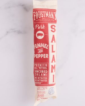 FOUSTMAN'S PORK FENNEL PEPPER SALAMI