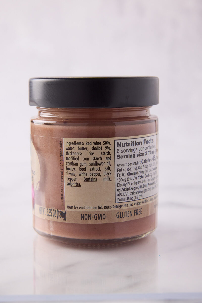 MAISON POTIER RED WINE SHALLOT SAUCE