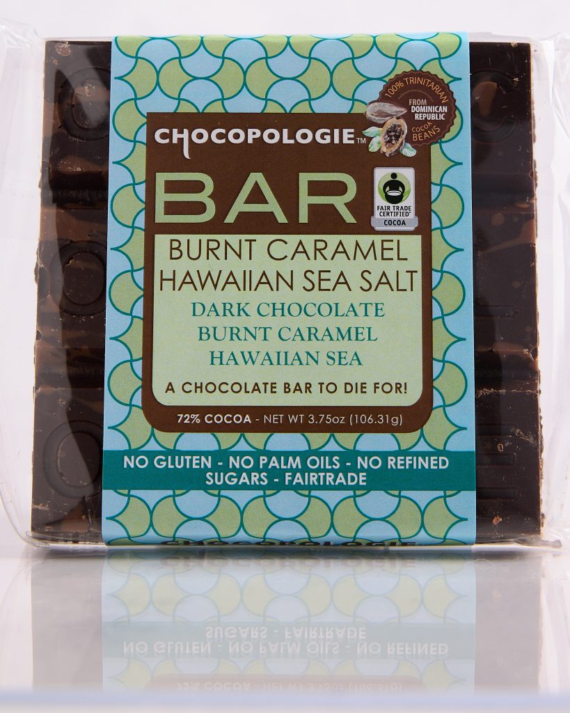 CHOCOPOLOGIE BURNT CARAMEL & HAWAIIAN SEA SALT BAR - Tastings