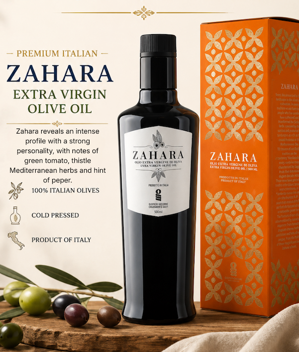 Zahara Sicilian Extra Virgin Olive Oil