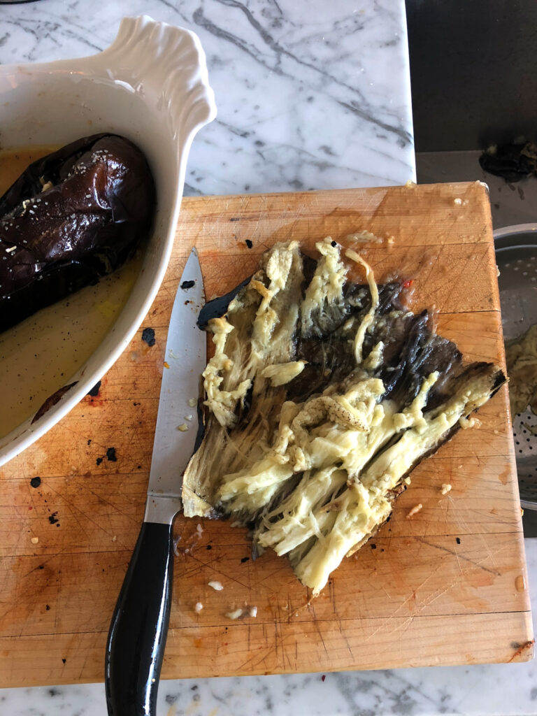 charred eggplant dip