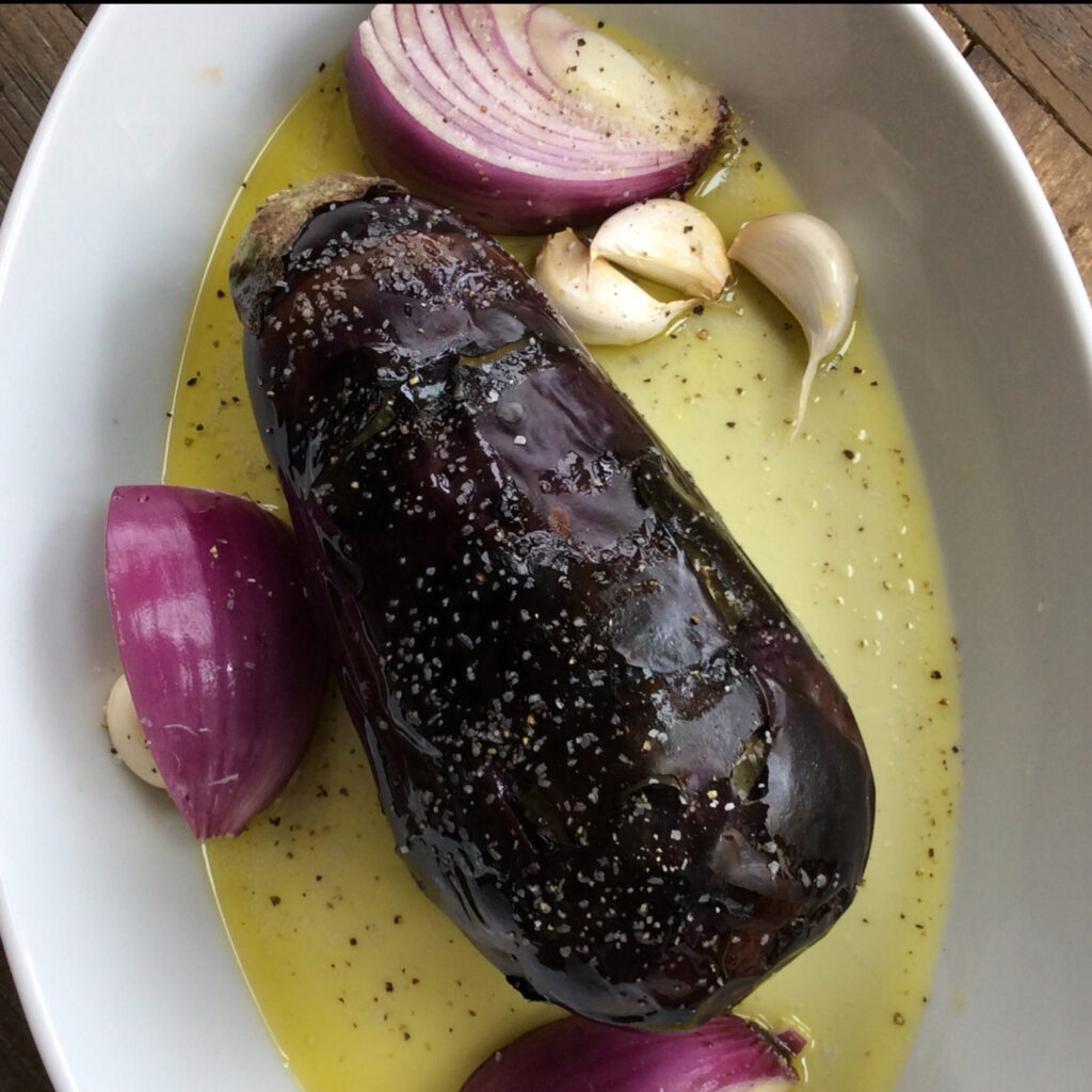 charred eggplant dip