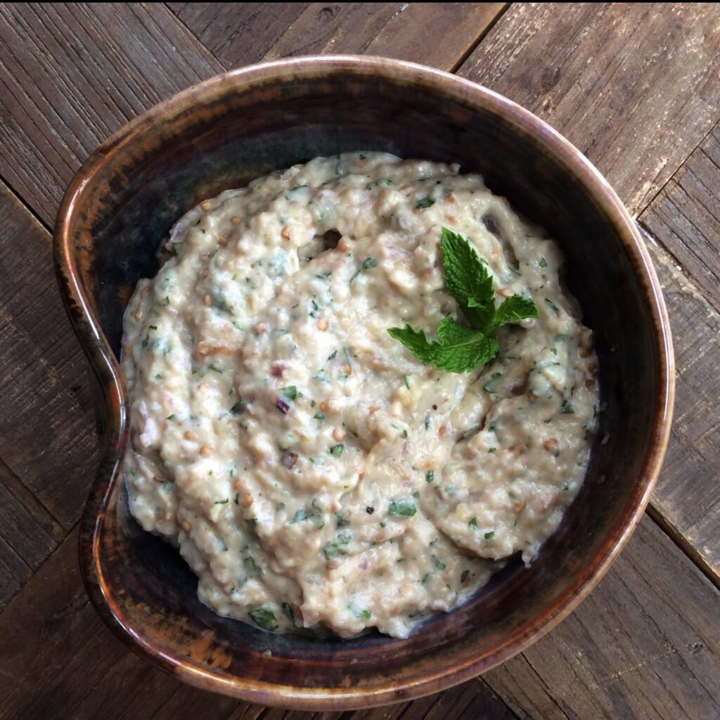charred eggplant dip