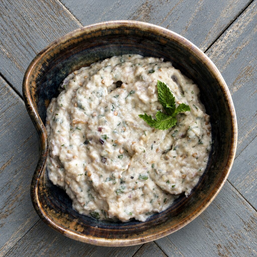 charred eggplant dip
