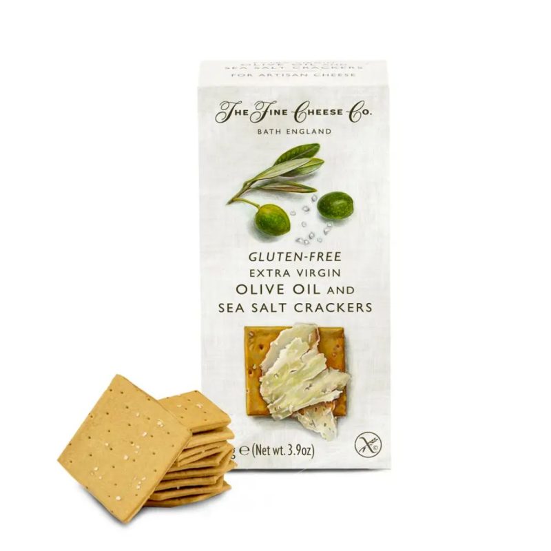 Fine Cheese Gluten-Free Olive Oil and Sea Salt Crackers