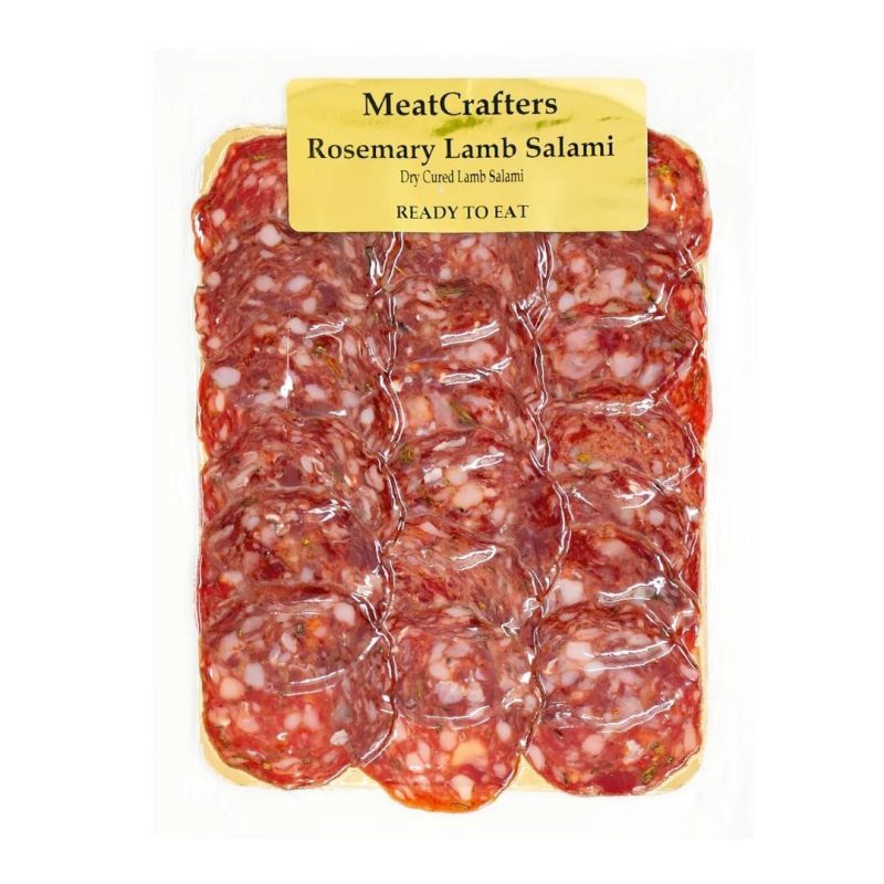 MeatCrafters Sliced Rosemary Lamb Salami