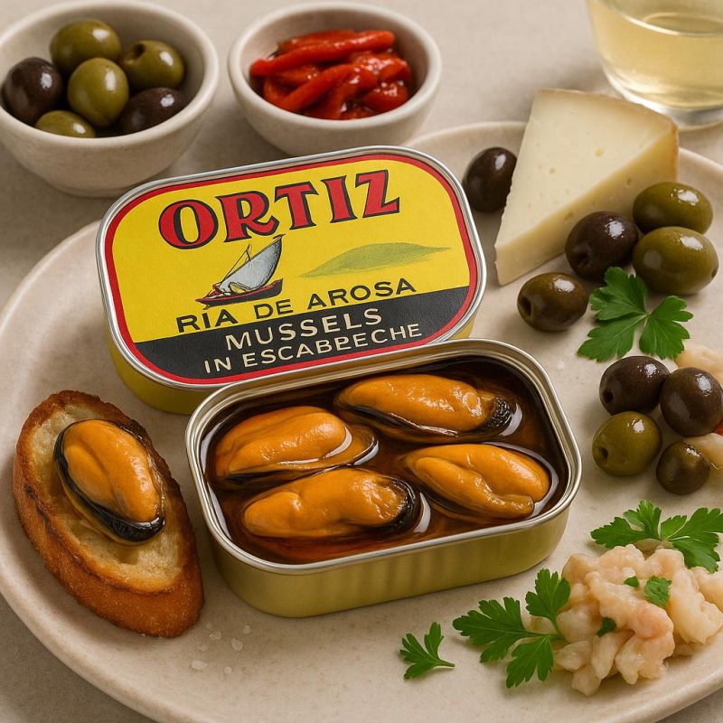 Ortiz Ría de Arosa Mussels in Escabeche