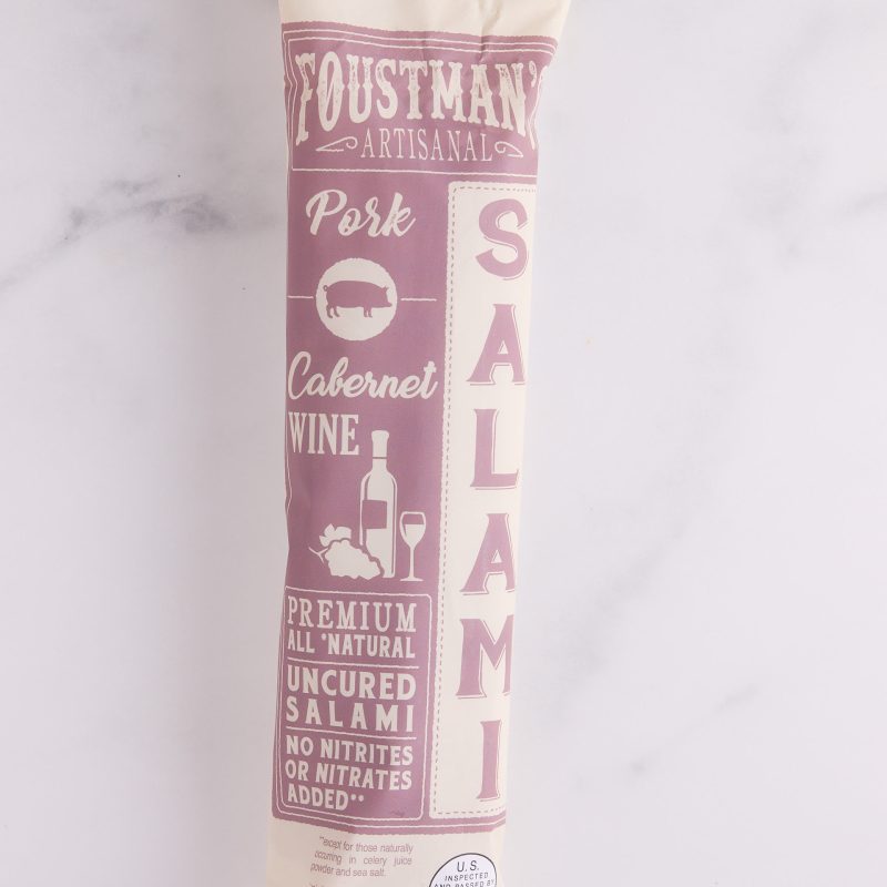 FOUSTMAN'S PORK CABERNET WINE SALAMI
