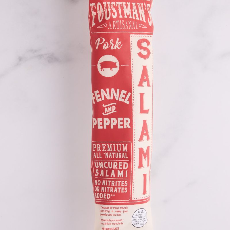 FOUSTMAN'S PORK FENNEL PEPPER SALAMI